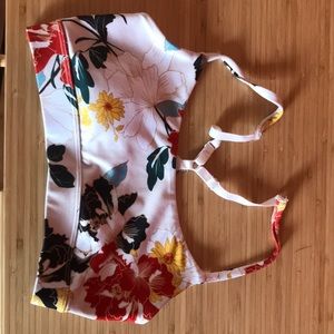 sports bra floral brand new